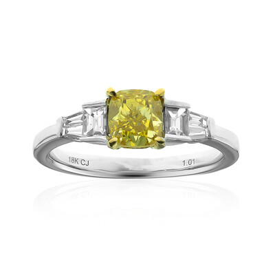 Bague en or et Diamant SI2 jaune (CIRARI)