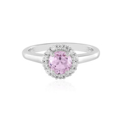 Bague en argent et Kunzite