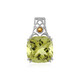 Pendentif en argent et Quartz citron