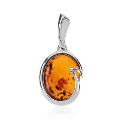 Pendentif en argent et Ambre baltique (dagen)