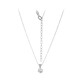 Collier en argent et Topaze blanche