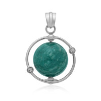 Pendentif en argent et Amazonite