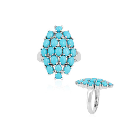 Bague en argent et Turquoise Sleeping Beauty