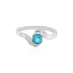 Bague en argent et Topaze Paraiba