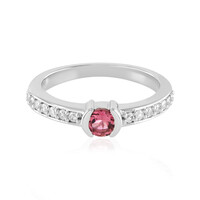 Bague en argent et Tourmaline rose du Nigéria