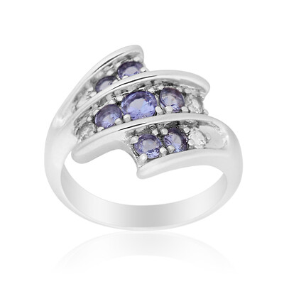 Bague en argent et Tanzanite