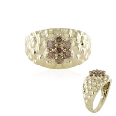 Bague en or et Diamant champagne I1 (de Melo)