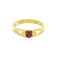 Bague en argent et Zircon rouge