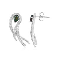 Boucles d'oreilles en argent et Opale Mezezo