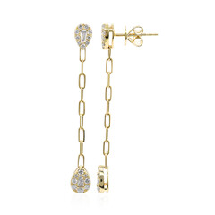 Boucles d'oreilles en or et Diamant SI2 (H) (CIRARI)