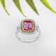 Bague en or et Spinelle rose (CIRARI)