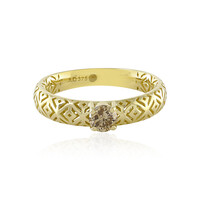 Bague en or et Diamant champagne I2 (Ornaments by de Melo)