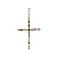 Pendentif en argent et Tourmaline