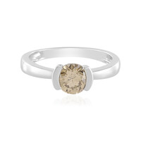 Bague en or et Diamant champagne I2