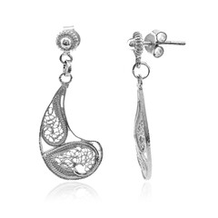 Boucles d'oreilles en argent (Joias do Paraíso)