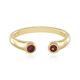 Bague en argent et Spinelle rouge noble