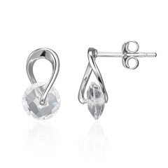 Boucles d'oreilles en argent et Topaze blanche