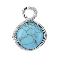 Pendentif en argent et Turquoise