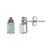 Boucles d'oreilles en argent et Opale Welo