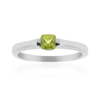 Bague en argent et Vésuvianite