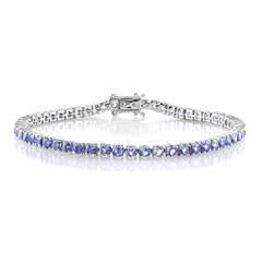 Bracelet en argent et Tanzanite