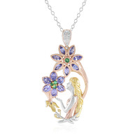 Collier en argent et Tanzanite (Gems en Vogue)