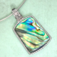 Pendentif en argent et Coquillage d'Abalone (Art of Nature)