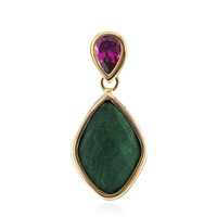 Pendentif en argent et Malachite