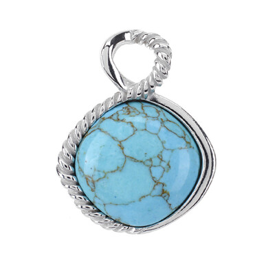 Pendentif en argent et Turquoise (dagen)