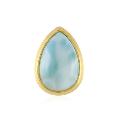 Pendentif en argent et Larimar (MONOSONO COLLECTION)