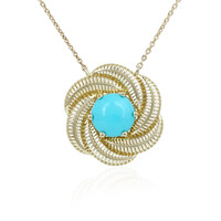 Collier en or et Turquoise Sleeping Beauty (Ornaments by de Melo)