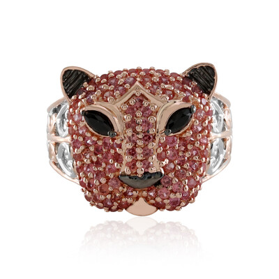 Bague en argent et Spinelle noir (Gems en Vogue)