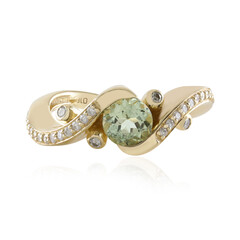 Bague en or et Tourmaline verte (de Melo)