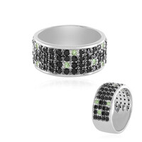 Bague en argent et Grenat Tsavorite