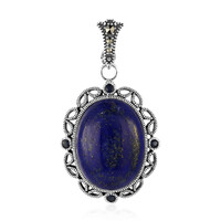 Pendentif en argent et Lapis-Lazuli (Annette classic)