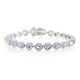 Bracelet en argent et Tanzanite