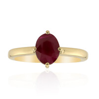 Bague en or et Rubis de Birmanie