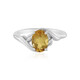 Bague en argent et Citrine