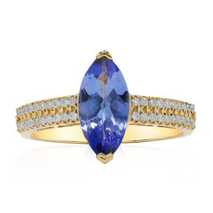 Bague en or et Tanzanite AAA (CIRARI)