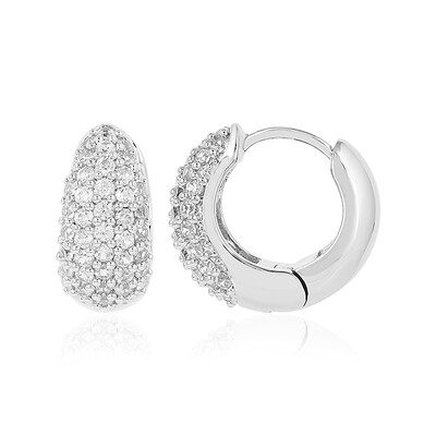 Boucles d'oreilles en argent et Zircon