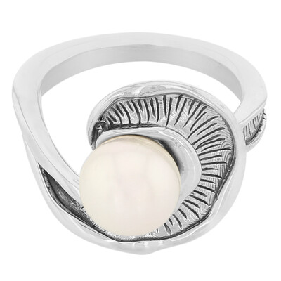 Bague en argent et Perle d'Akoya (MONOSONO COLLECTION)