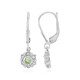 Boucles d'oreilles en argent et Grenat vert menthe de Merelani