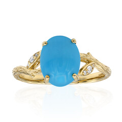 Bague en or et Turquoise Sleeping Beauty (Smithsonian)