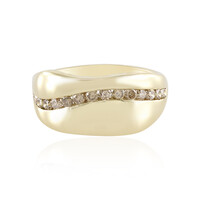 Bague en or et Diamant champagne I2 (de Melo)