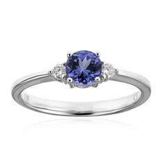 Bague en or et Tanzanite AAA