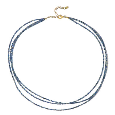 Collier en argent et Kyanite du Népal