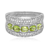 Bague en argent et Tourmaline Paraïba