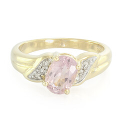 Bague en or et Tourmaline cuprifère rose