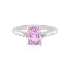 Bague en argent et Kunzite