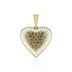 Pendentif en or et Diamant champagne I2 (Ornaments by de Melo)